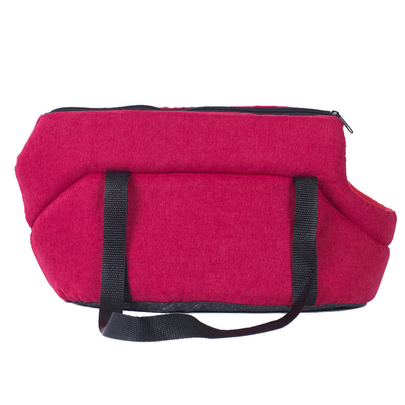 Portable Breathable Pet Carrier Handbag For Travel Use