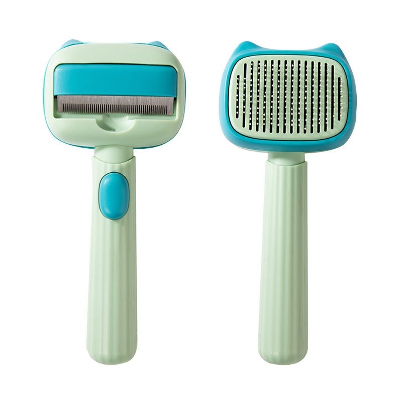Pet Deshedding Grooming Brush For Hair Reduction And Detangling