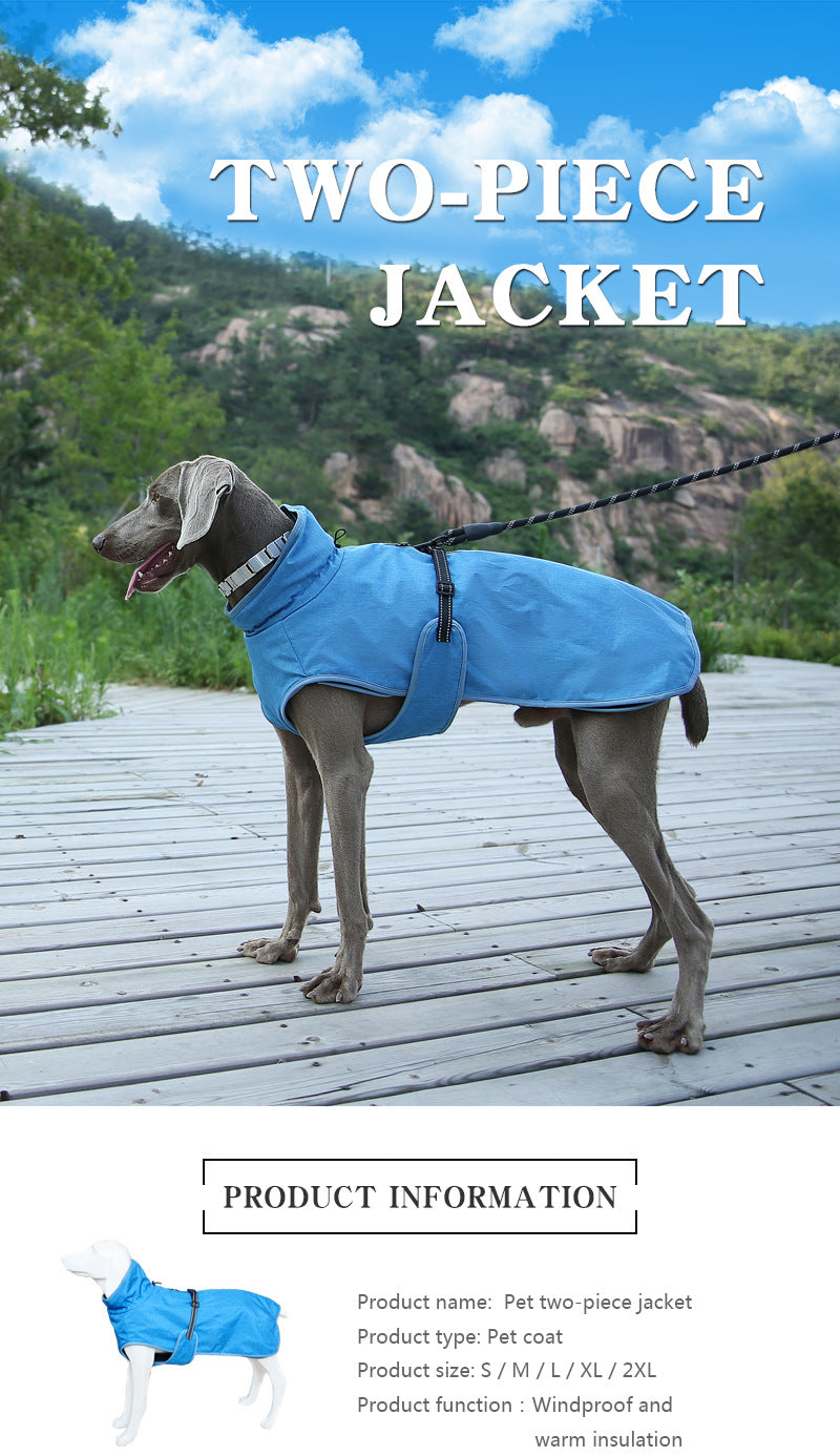Winter Outdoor Pet Shell Ski Jacket Suit Apparel