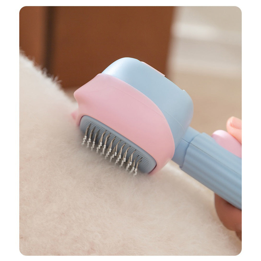 Pet Deshedding Grooming Brush For Hair Reduction And Detangling