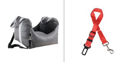 Pet Waterproof Portable Car Seat Carrier Basket Breathable Travel Seat