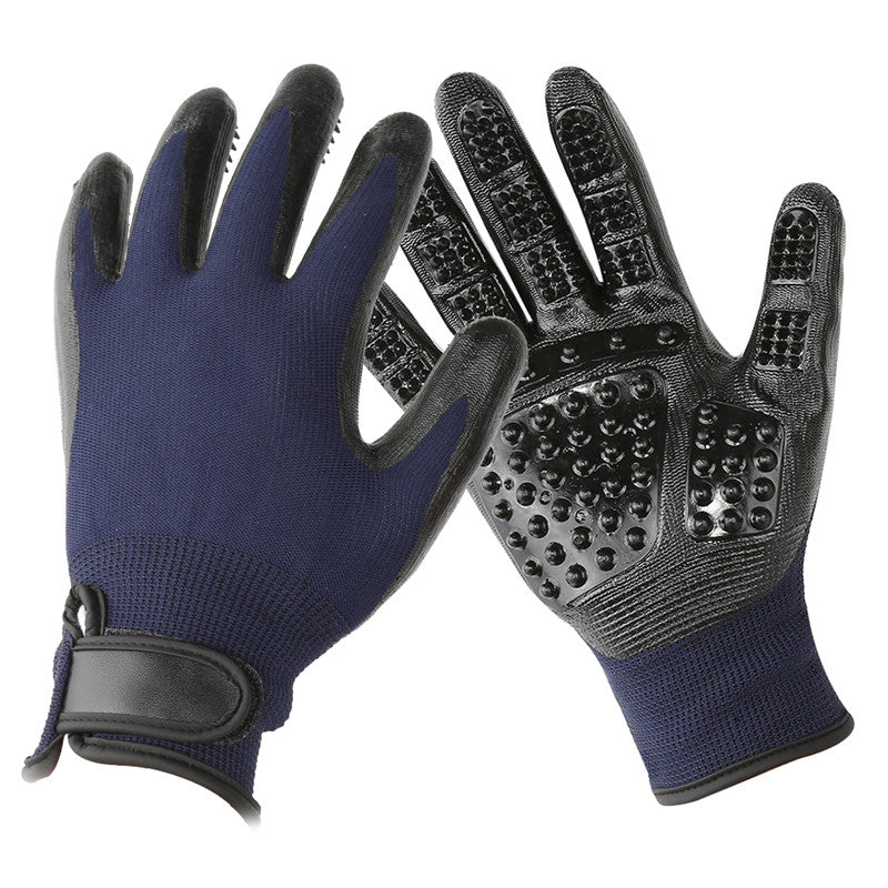 Soft Rubber Pet Grooming Glove Hair Remover Brush