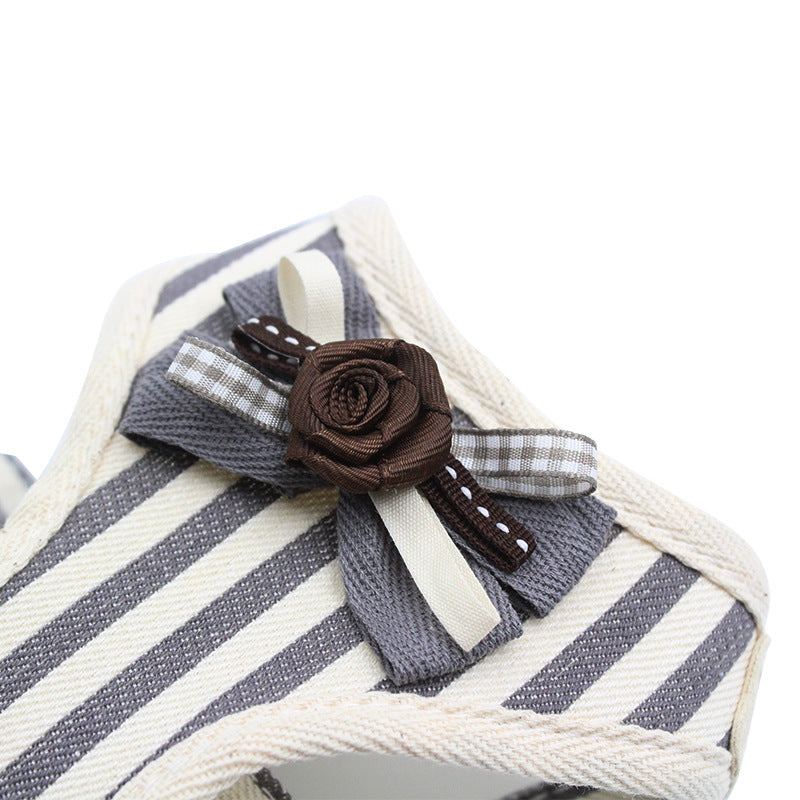 Pet Vest Style Chest Strap Leash Set