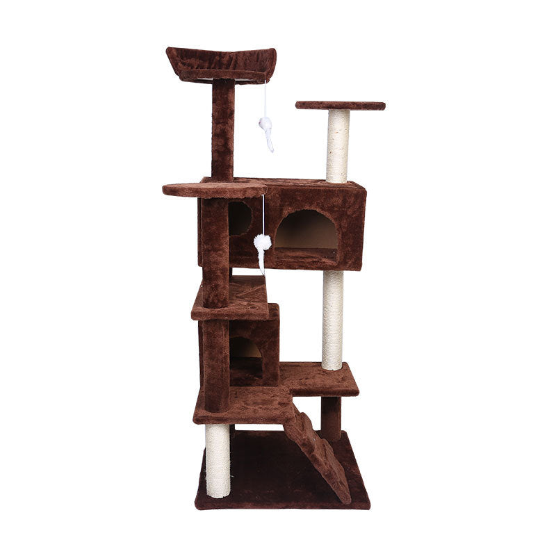 Luxury Villa Pet Climbing Frame Interactive Play Toy