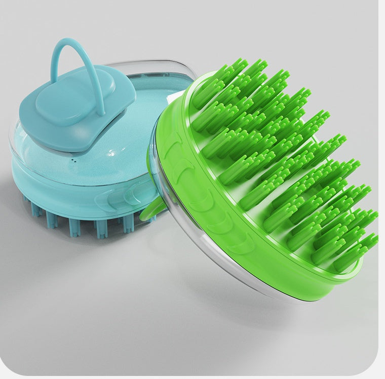 Pet Bath Massage Brush Grooming Scrubber Tool