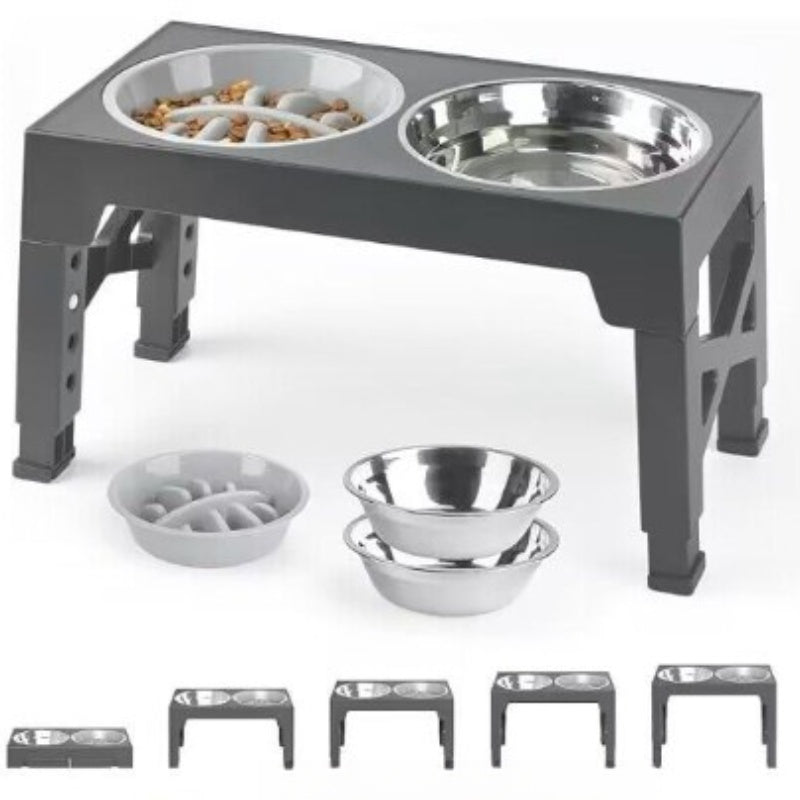 Pet Elevated Feeding Bowl Neck Support Anti Spill Design