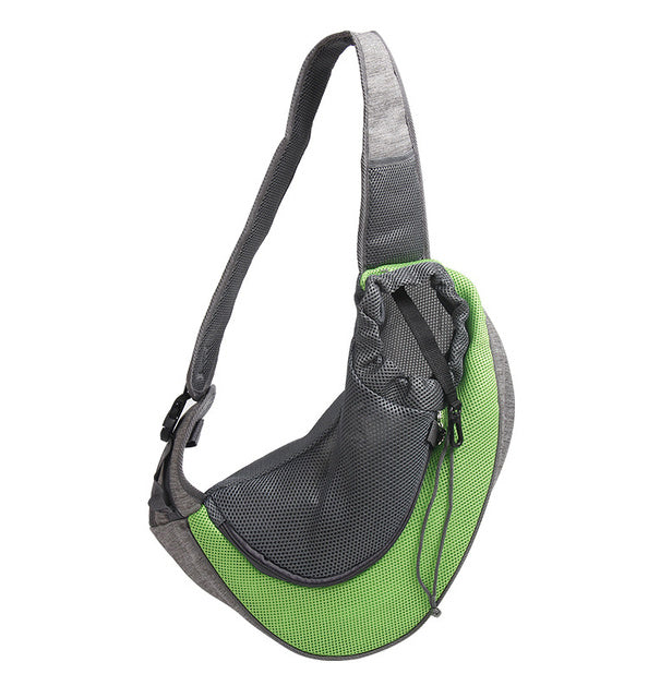 Pet Mesh Oxford Shoulder Travel Carrier Sling Bag