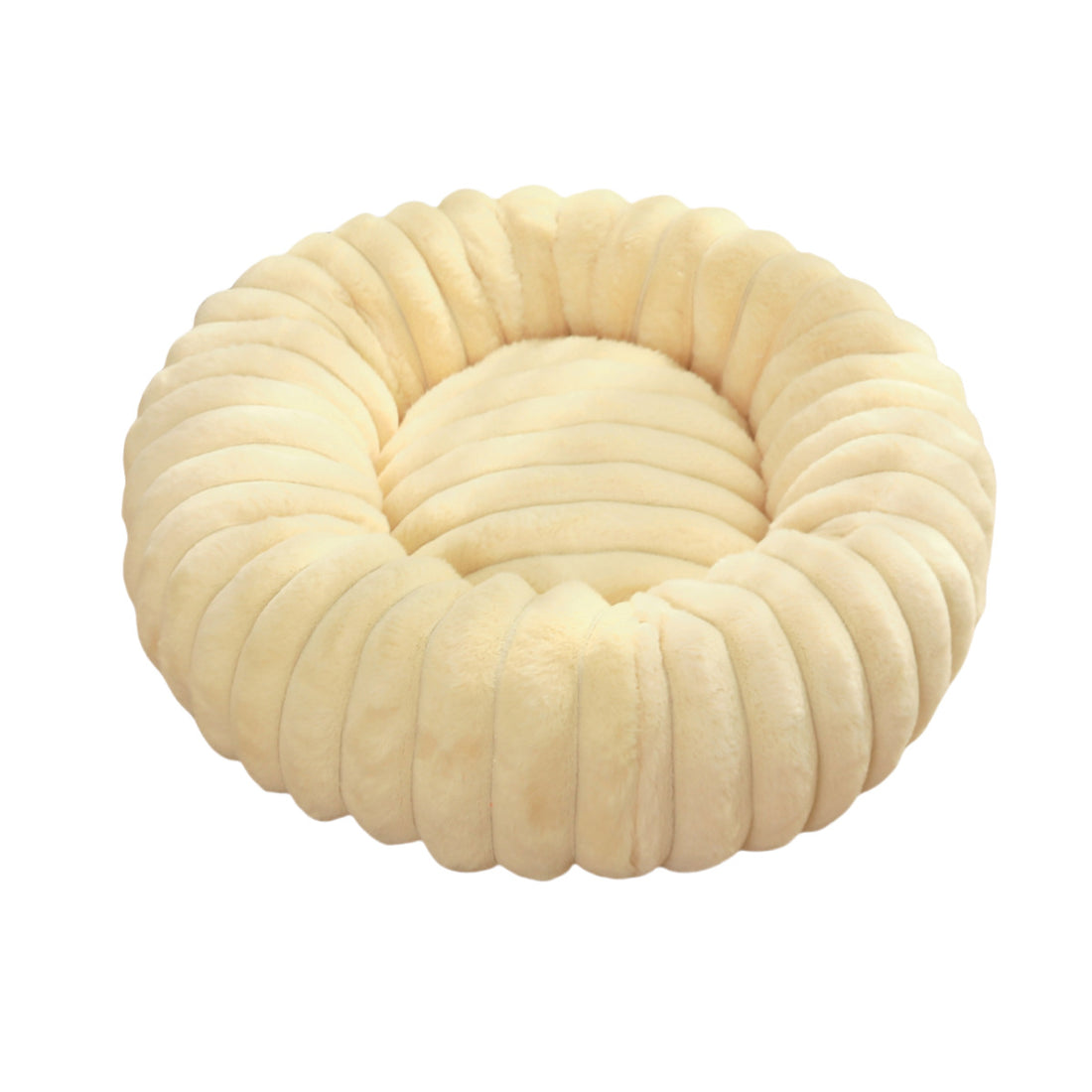 Pet Heavyweight Plush Round Warm Winter Nest Bed