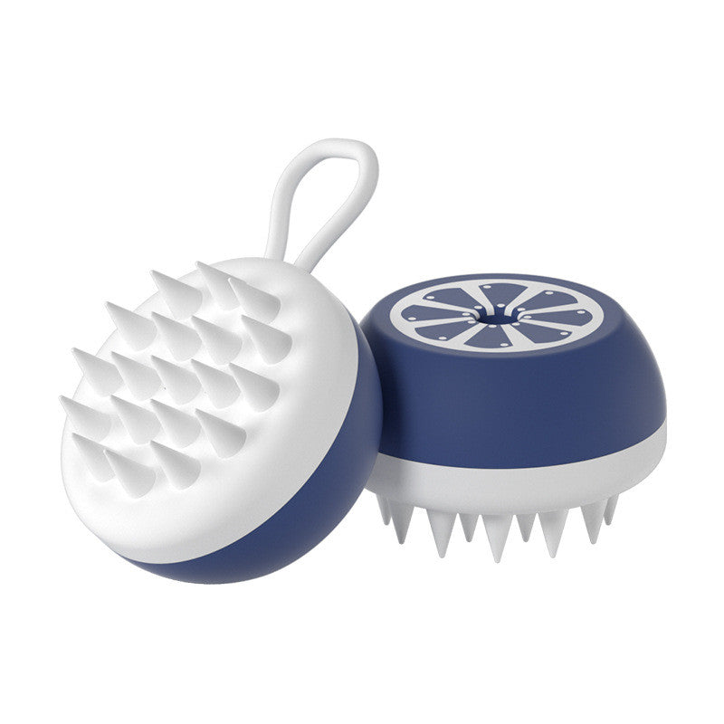 2 In 1 Pet Bath Massage Comb Silicone Grooming Tool