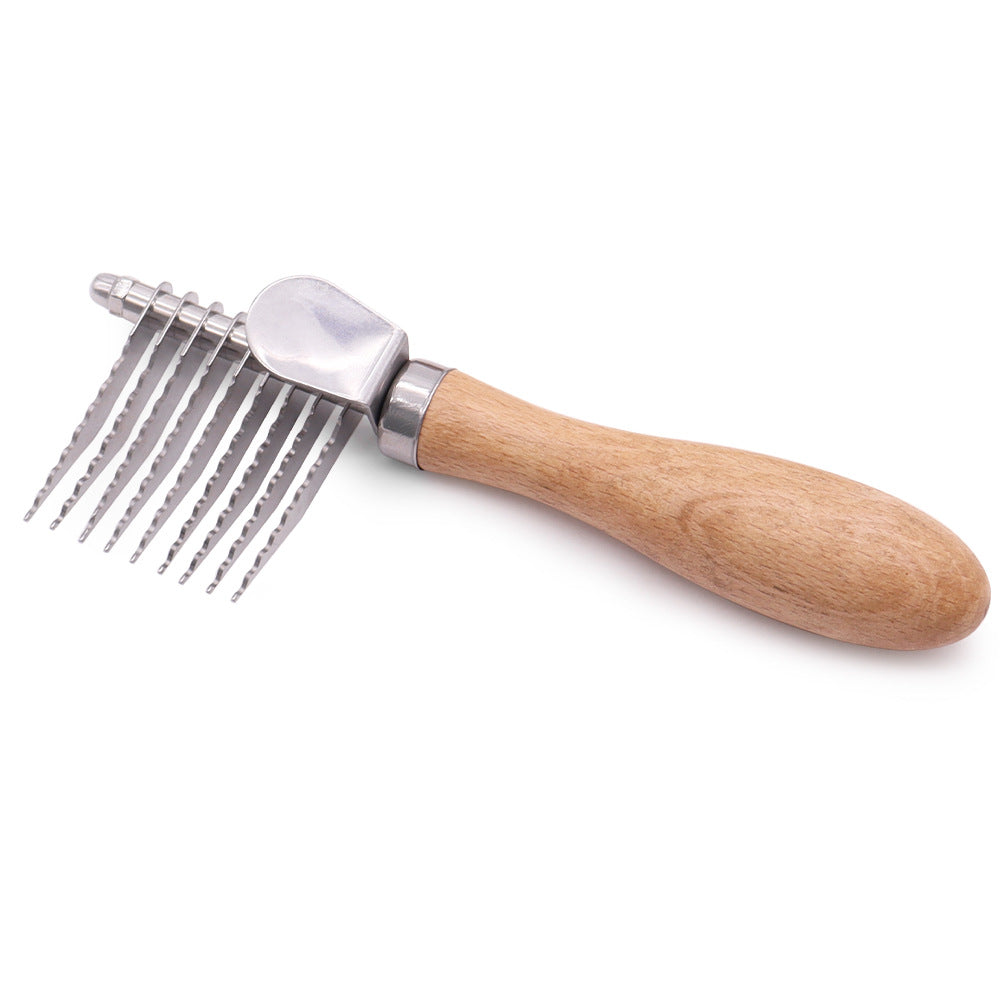 Pet Grooming Brush For Knot And Loose Fur Removal