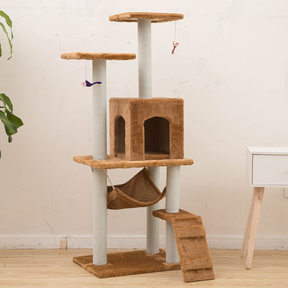 Multi Level Pet Climbing Frame And Activity Toy