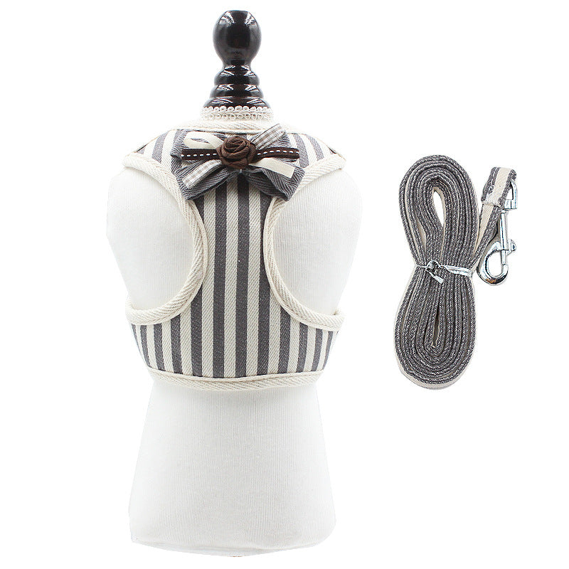 Pet Vest Style Chest Strap Leash Set