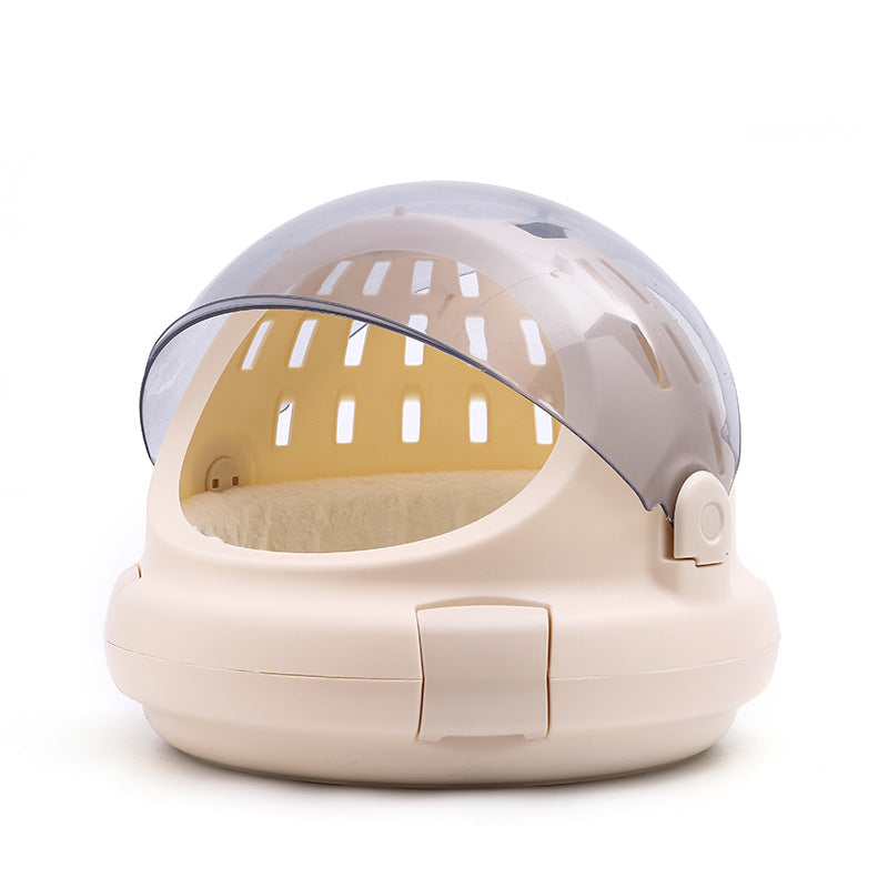 Pet Space Capsule Carrier With Panoramic View And Cushion