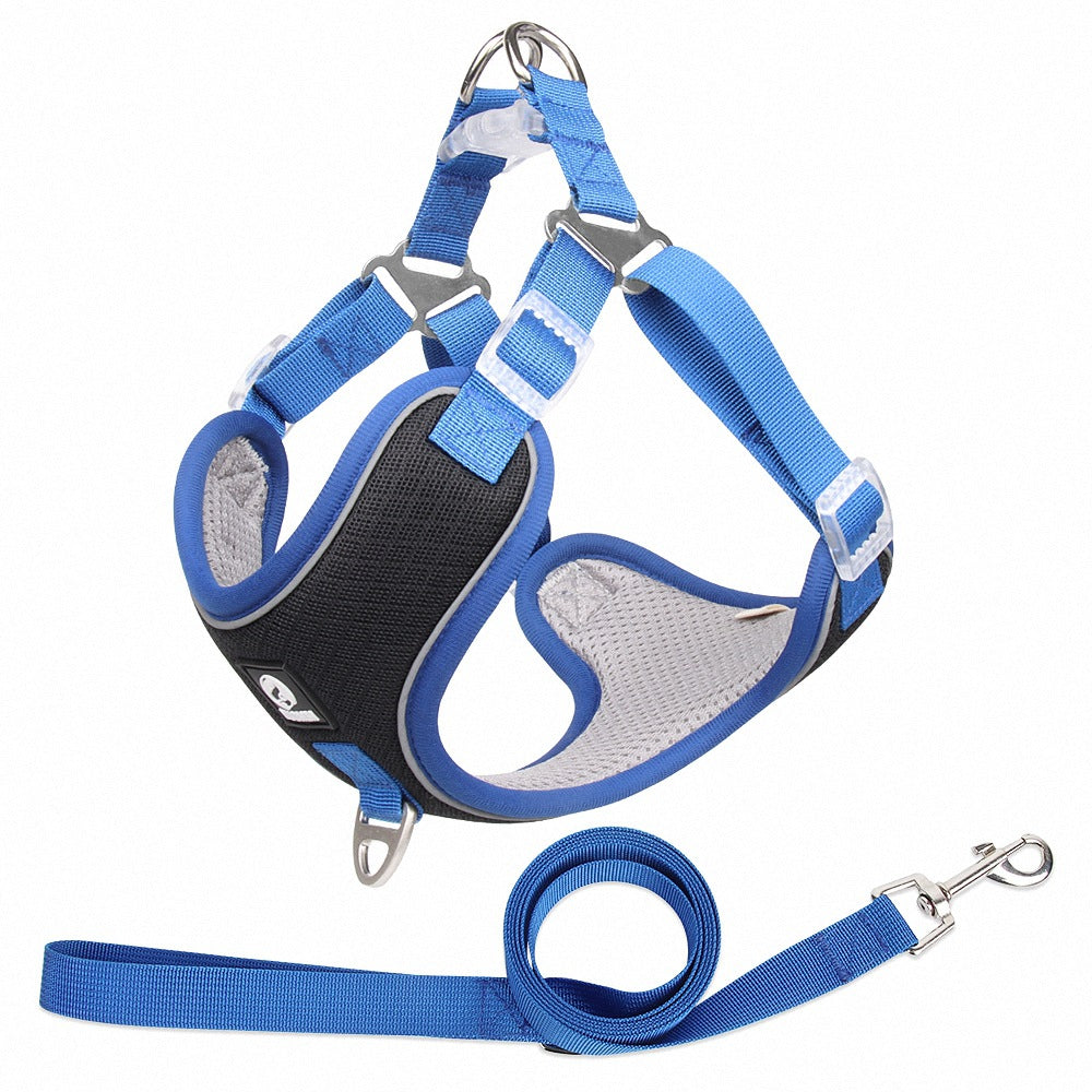 Pet Breathable Adjustable Harness Leash