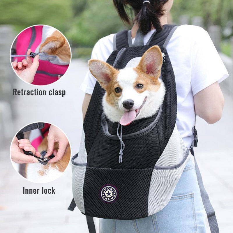 Portable Outdoor Travel Pet Carrier Backpack Bag