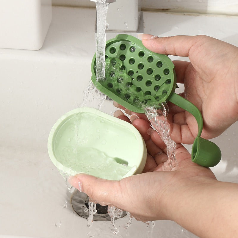 Soft Gel Pet Bath Shampoo Brush Massager Tool