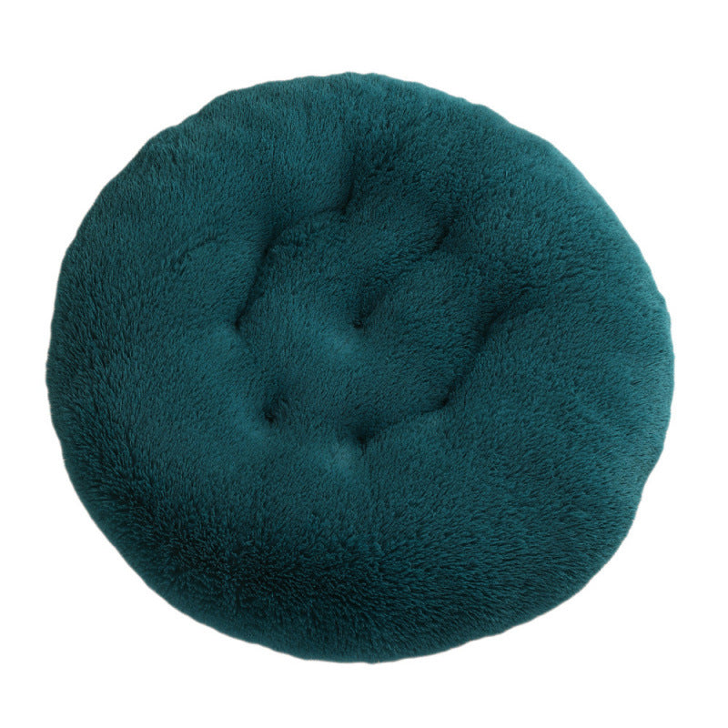 Pet Round Plush Warm Sleep Mat Bed