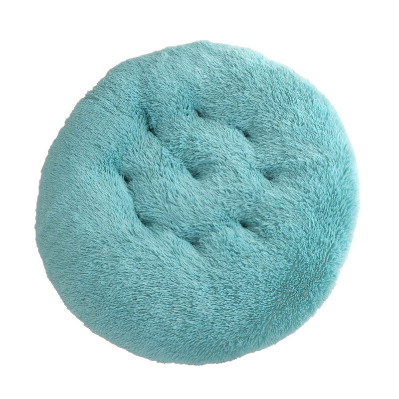 Pet Round Plush Warm Sleep Mat Bed