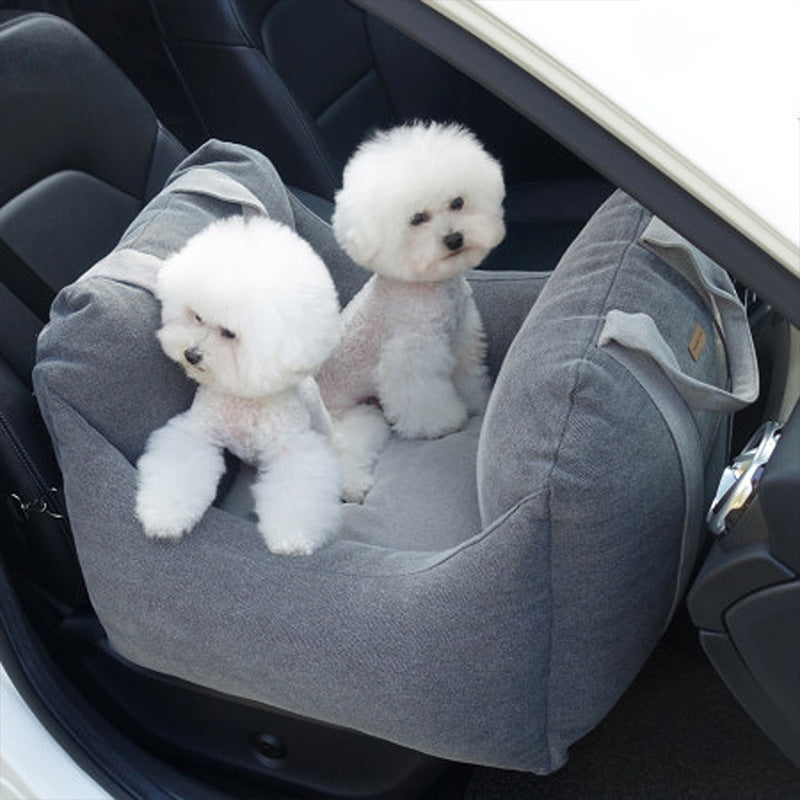 Pet Waterproof Portable Car Seat Carrier Basket Breathable Travel Seat