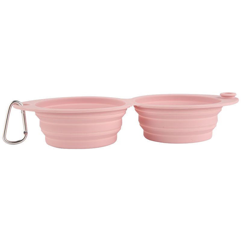 Pet Silicone Foldable Portable Feeding Bowl