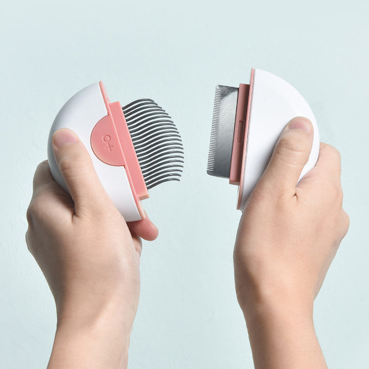 Pet Steel Grooming Comb And Stripping Brush For Matted Hair
