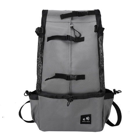 Double Shoulder Pet Carrier Backpack For Outdoor Travel Bag