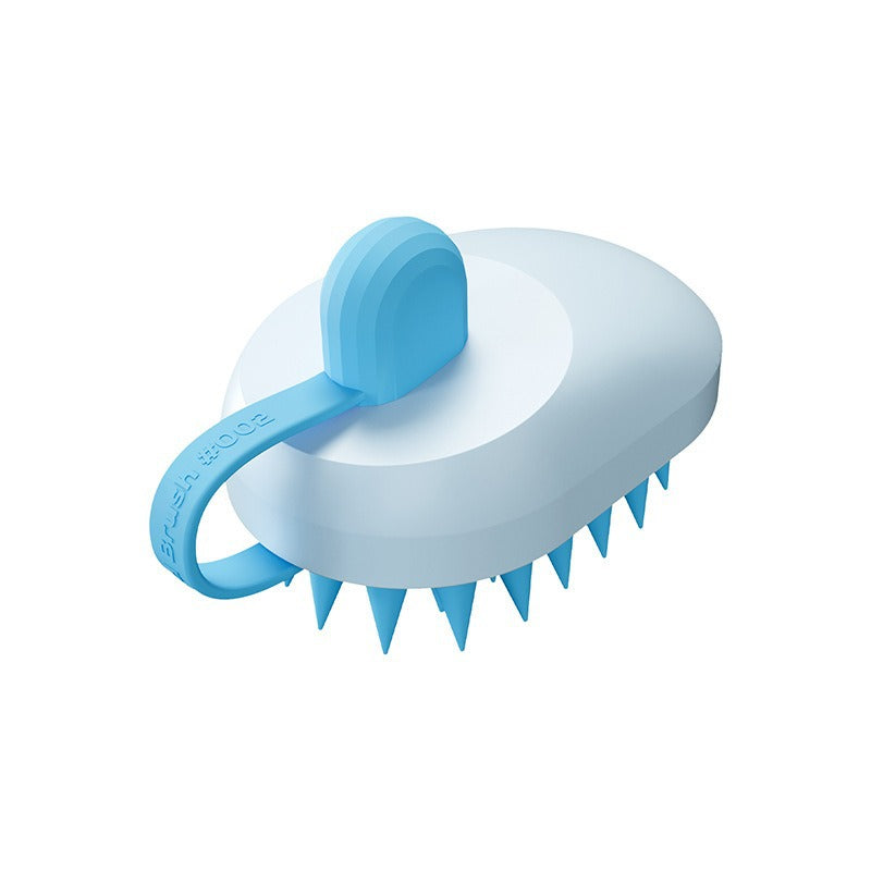 Soft Gel Pet Bath Shampoo Brush Massager Tool