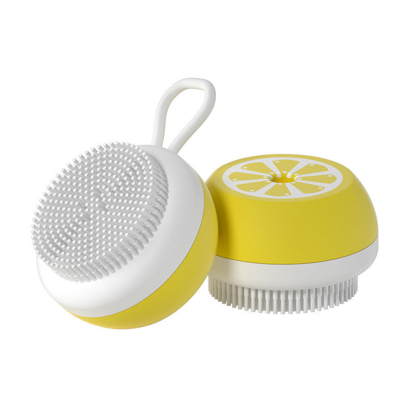 2 In 1 Pet Bath Massage Comb Silicone Grooming Tool