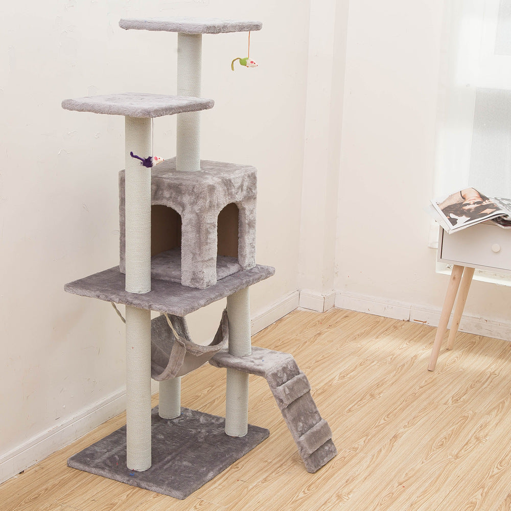 Multi Level Pet Climbing Frame And Activity Toy
