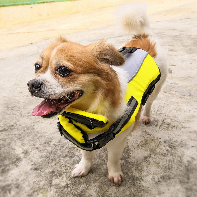 Reflective Nylon Pet Airbag Life Jacket Safety Apparel