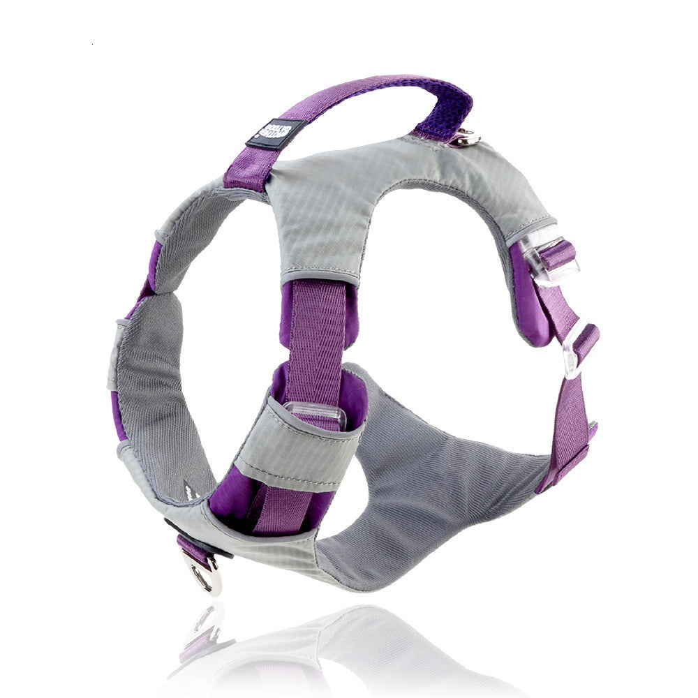 Pet Chest Strap Harness With Storage Bag For Outdoor Use