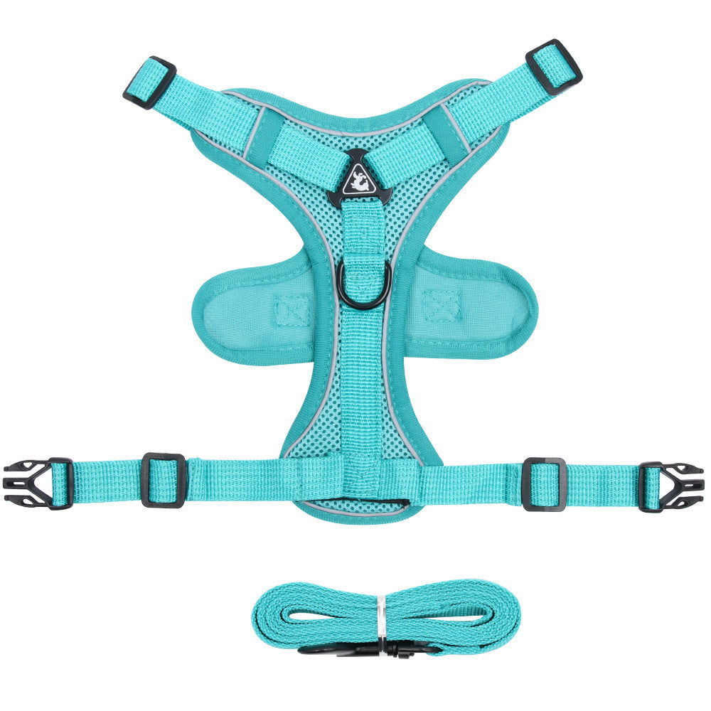 Pet Vest Harness Chest Strap With Leash Set