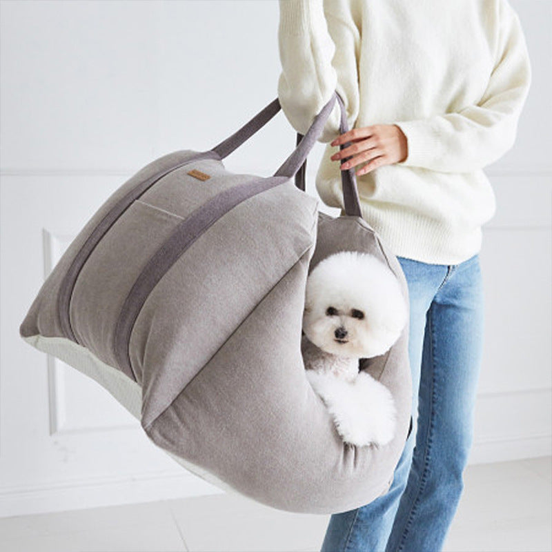 Pet Waterproof Portable Car Seat Carrier Basket Breathable Travel Seat
