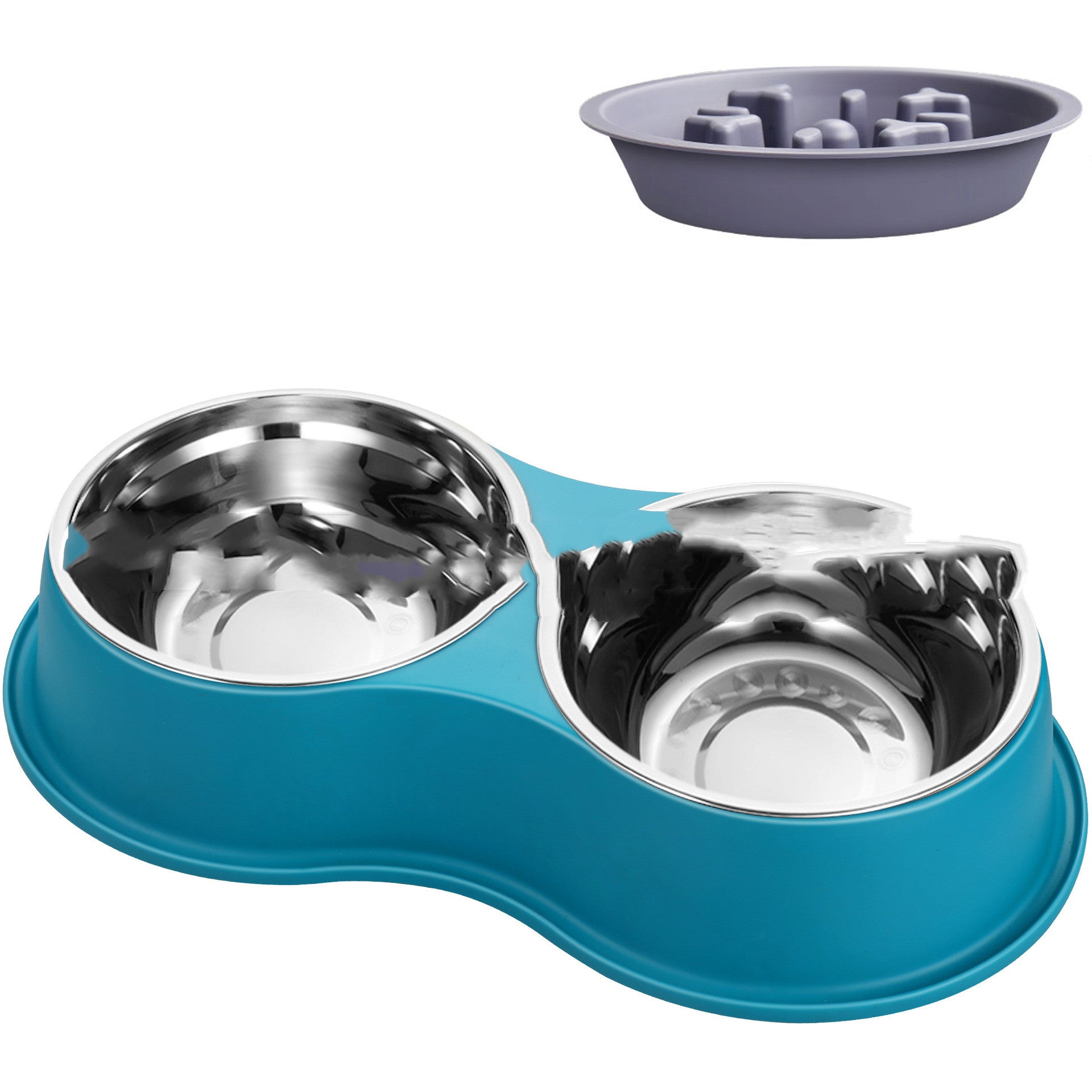 Pet Removable Slow Feeding Anti Choking Bowl