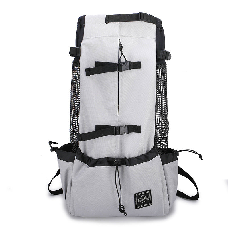 Double Shoulder Pet Carrier Backpack For Outdoor Travel Bag