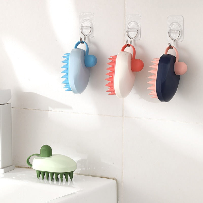 Soft Gel Pet Bath Shampoo Brush Massager Tool