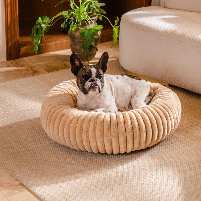Pet High-Grammage Plush Round Warm Winter Bed