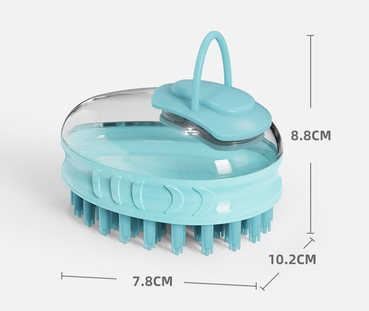 Pet Bath Massage Brush Grooming Scrubber Tool