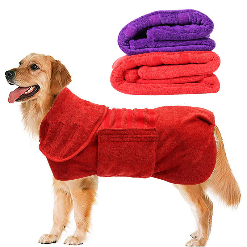 Super Absorbent Quick Dry Pet Bath Towel Wrap