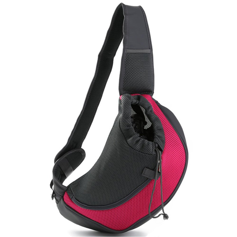 Pet Mesh Oxford Shoulder Travel Carrier Sling Bag