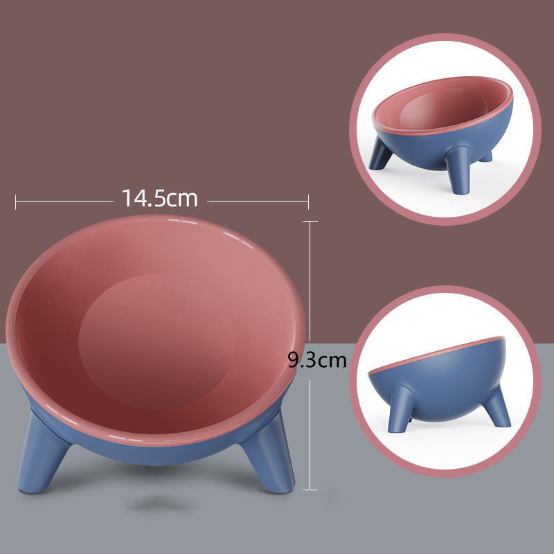 Nordic Style Pet Bowl With Stand Feeding Dish Accessories