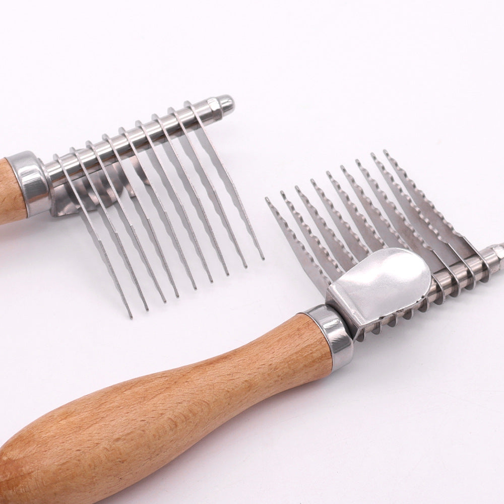 Pet Grooming Brush For Knot And Loose Fur Removal