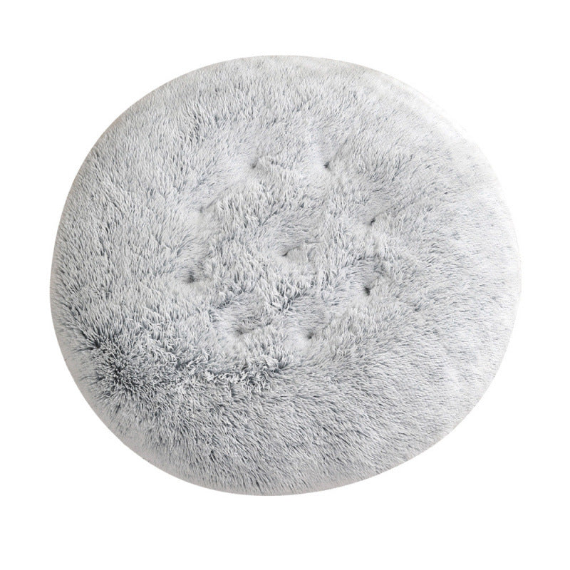 Pet Round Plush Warm Sleep Mat Bed