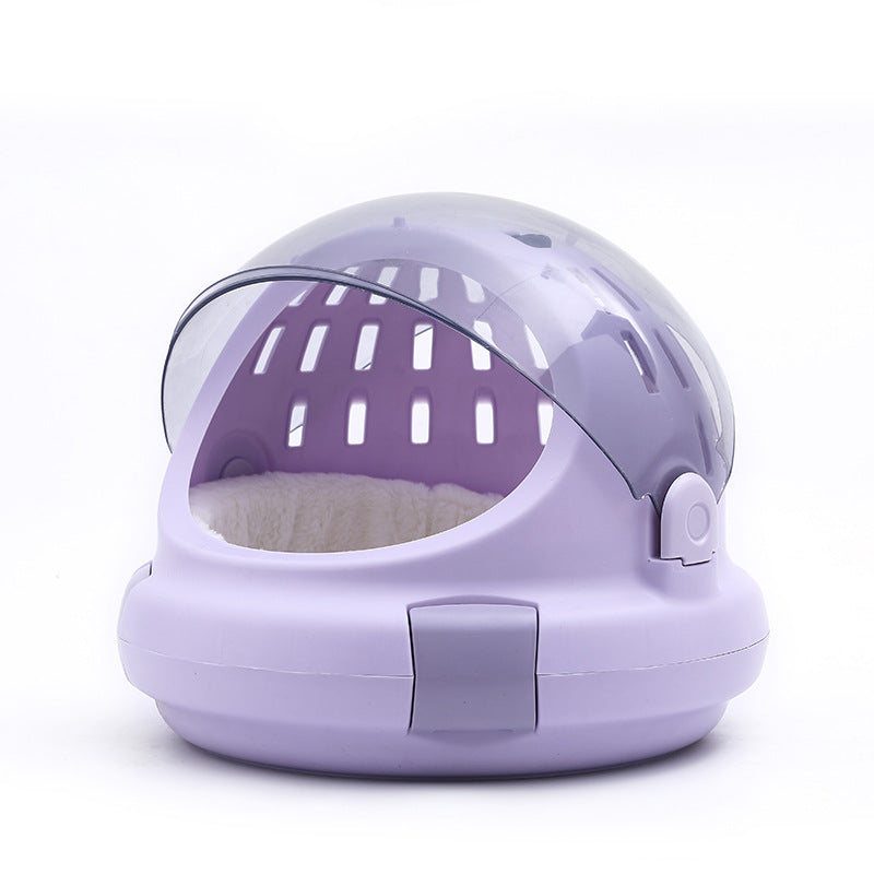 Pet Space Capsule Carrier With Panoramic View And Cushion