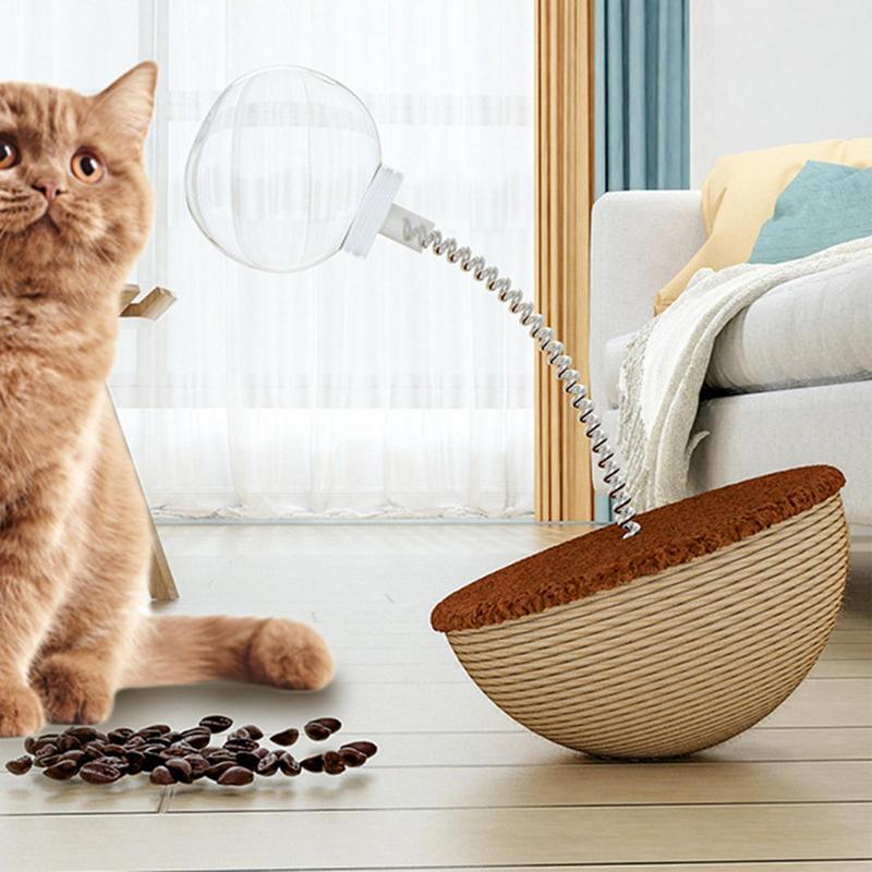 Automatic Balancing Pet Interactive Treat Dispensing Puzzle Ball Toy