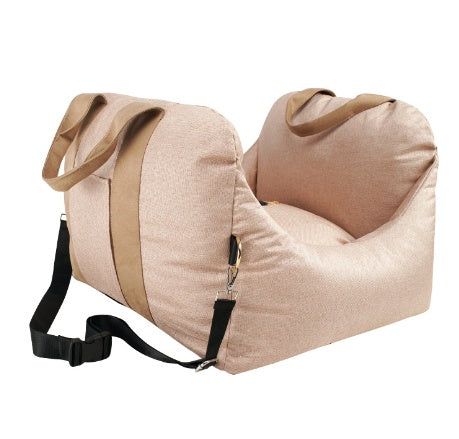 Pet Waterproof Portable Car Seat Carrier Basket Breathable Travel Seat