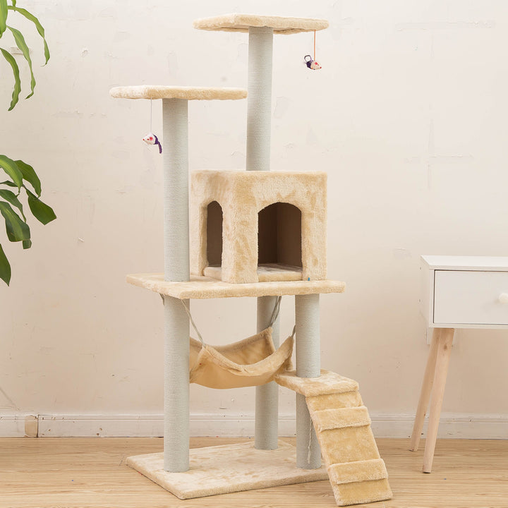 Multi Level Pet Climbing Frame And Activity Toy