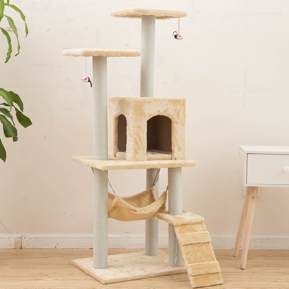 Multi Level Pet Climbing Frame And Activity Toy