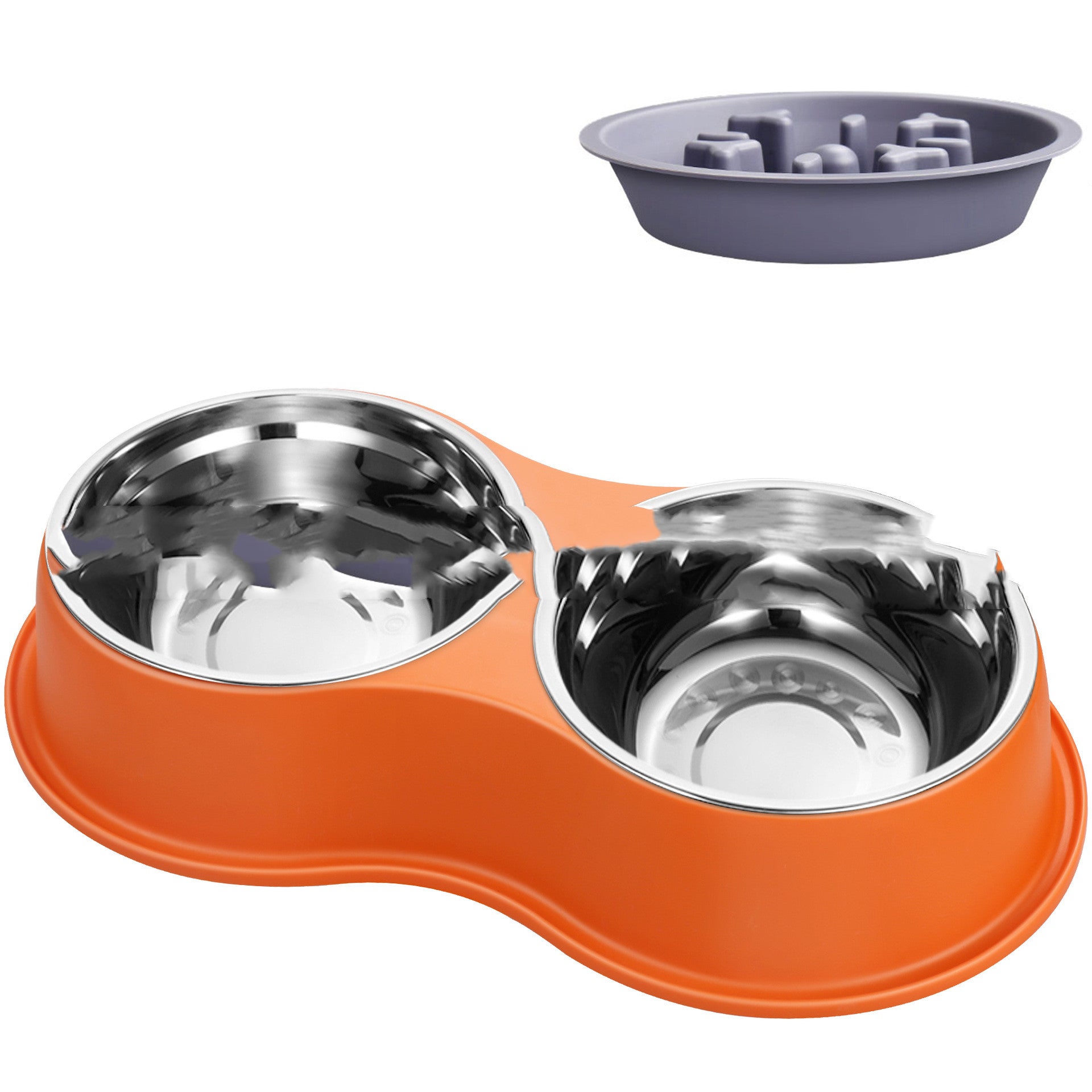 Pet Removable Slow Feeding Anti Choking Bowl