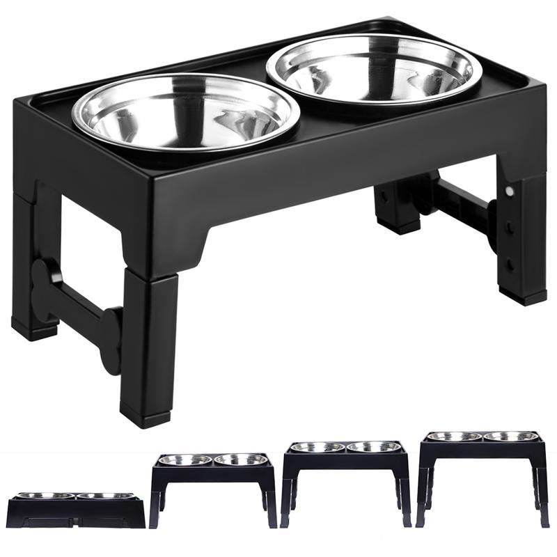Pet Elevated Feeding Bowl Neck Support Anti Spill Design